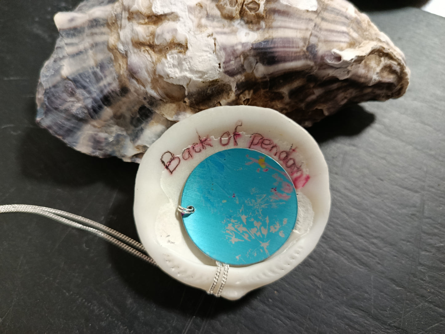 Double Layer Blue Cuillin Wildflower Pendant