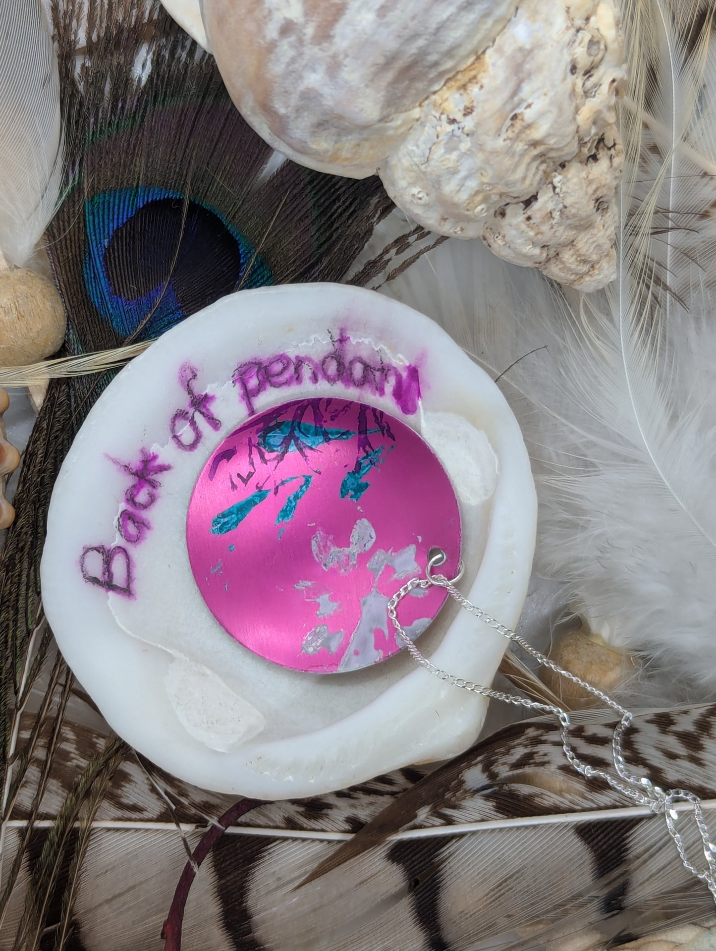 Pink Cuillin Wildflower Pendant P104