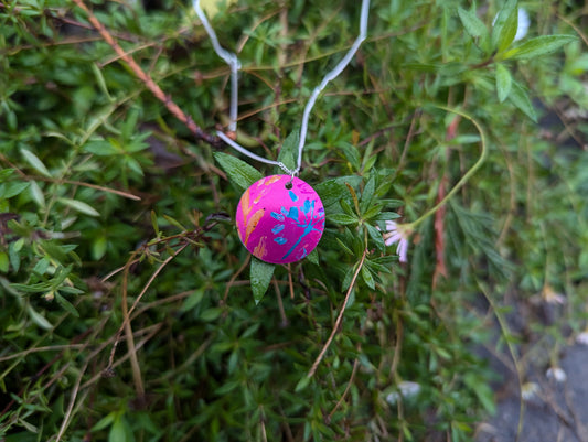 Small Pink Cuillin Wildflower Pendant PK103