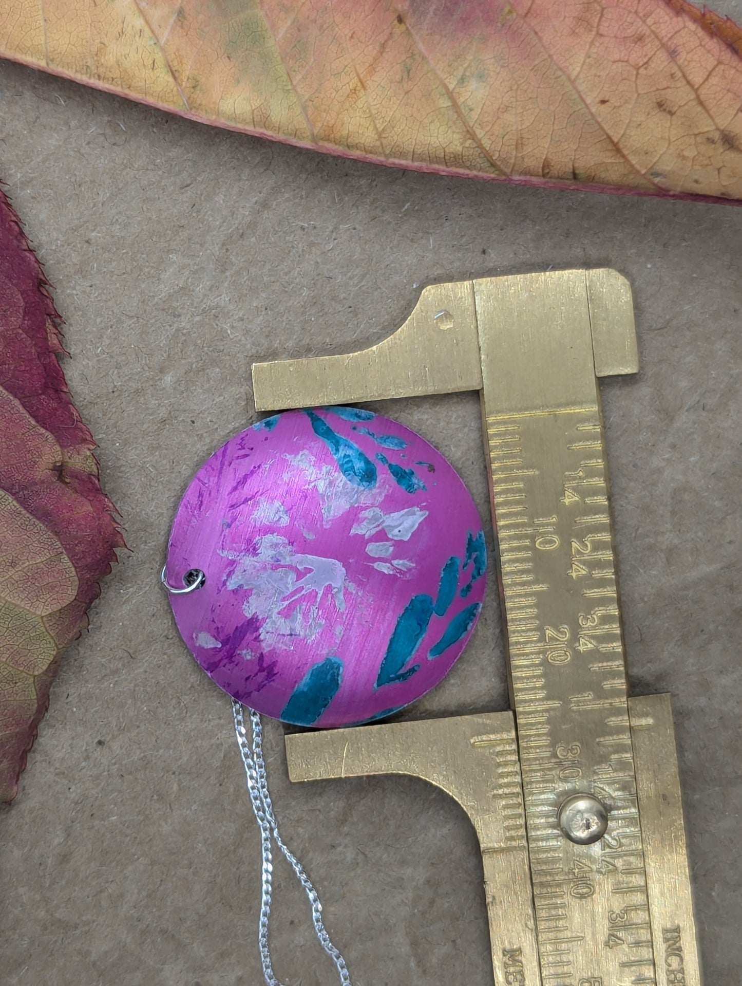 Pink Cuillin Wildflower Pendant P104
