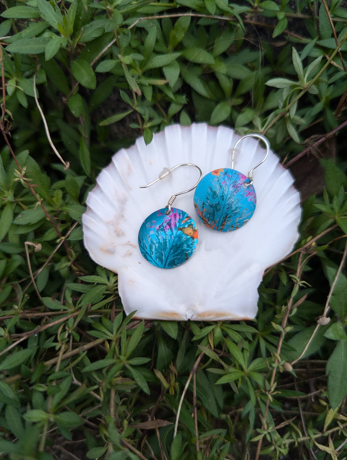 Blue wildflower Earrings EB102