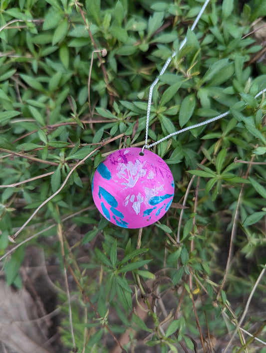 Pink Cuillin Wildflower Pendant P104